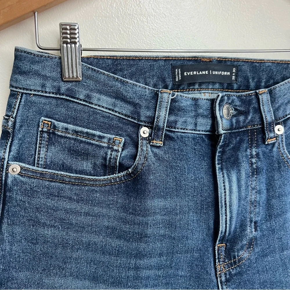 Everlane The Skinny 4-Way Stretch Organic Jean Uniform 29 30